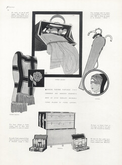 Louis Vuitton, Hermès, Lucien Lelong 1927 Baggage Luggage, Vanity Case