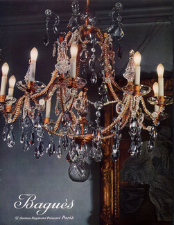 Baguès (Luminaires) 1955 crystal chandelier