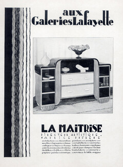 Galeries Lafayette 1926 La Maitrise, Decorative arts, Maurice Dufrène