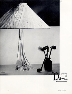 Daum (Crystal Glass) 1957 Photo Pierre Jahan
