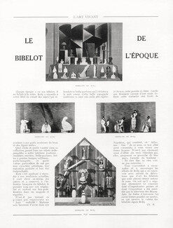 Robj (Decorative Arts) 1927 Bibelots de l'Epoque "jazz music, Becassine, Napoléon..."