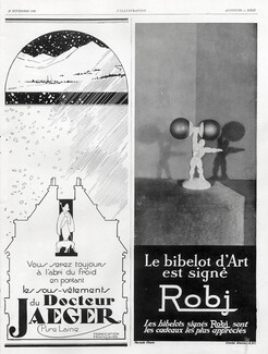 Robj (Decorative Arts) 1928 weight lifting, trinket art
