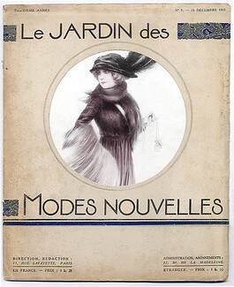 Le Jardin des Modes Nouvelles 1913 N°9, Maurice Millière, Maggie Salcedo (Salzedo), André Pécoud, Paul Iribe, Tango, Dolls