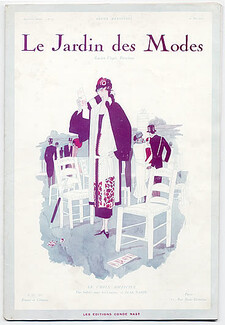 Le Jardin des Modes 1924 N°58, Pierre Mourgue, Louiseboulanger, Jenny, Nicole Groult, Paul Caret, Madeleine & Madeleine