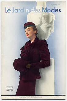 Le Jardin des Modes 1936 N°218, Marcel Rochas, Photo Georges Saad, Schiaparelli, Jean Patou, Francevramant, Chanel