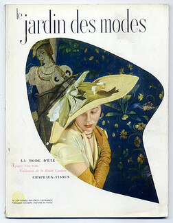 Le Jardin des Modes 1950 N°339, Legroux Soeurs, Christian Dior, Schiaparelli, Pierre Balmain, Jacques Fath, Jeanne Lafaurie, Marcel Rochas, Castner, 92 pages
