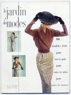 Le Jardin des Modes 1950 N°341, Schiaparelli, Photo Skilford