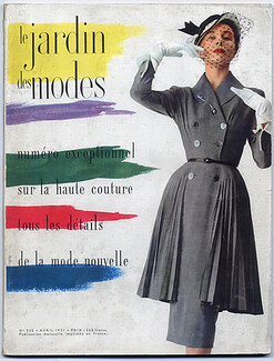 Le Jardin des Modes 1951 N°352, Jacques Fath, Photo Bukzin, Schiaparelli, Jeanne Lanvin, Christian Dior, Jacques Fath