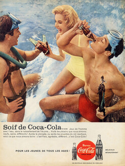 Coca-Cola 1959 "scuba diving"