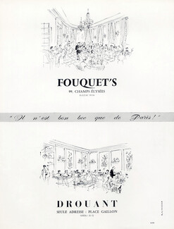 Fouquet's & Drouant (Restaurants) 1963
