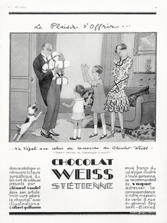 Weiss (Chocolates) 1926 Albert Guillaume