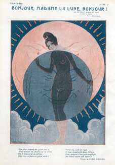 Bonjour, Madame la Lune, Bonjour !, 1922 - Joseph Kuhn-Régnier Solar Eclipse, Nude