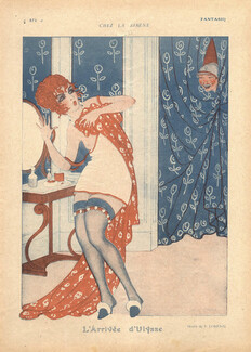 Fabius Lorenzi 1918 ''L'Arrivée d'Ulysse'' Making-up Babydoll Nightie
