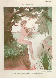 Henry Gerbault 1916 Nude, Eve Fisher