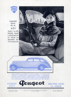 Peugeot (Cars) 1935 "Confort 401" René Bouché