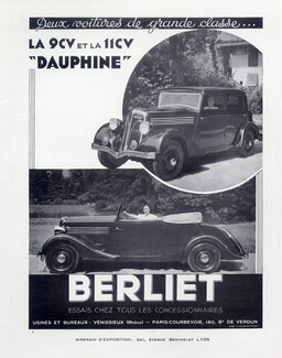 Berliet (Cars) 1935 "Dauphine"