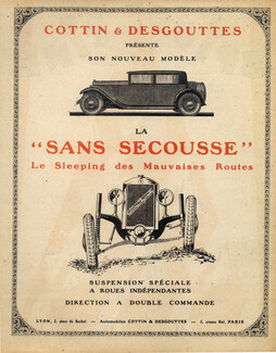 Cottin & Desgouttes (Cars) 1926 "Sans Secousse"