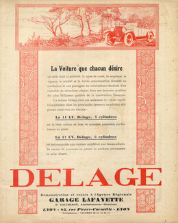 Delage (Cars) 1926