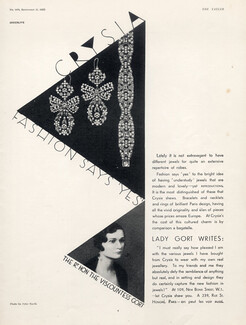 Crysia (Jewels) 1929 The Viscountess Gort, Photo Peter North