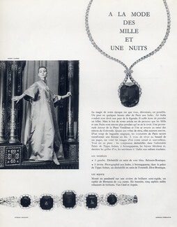 A la mode des Mille et une Nuits, 1956 - Van Cleef & Arpels (Necklace, Bracelet) Photo Jacques Boucher