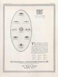 Goldsmiths & Silversmiths Company (Silversmith) 1920 Rings
