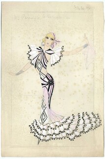 Jenny Carré 1934 Marguerite Perney, "La Carioca", Original costume design
