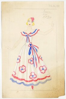 Jenny Carré 1934, Marguerite Perney, "Marianne", Original costume design