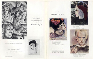 Mariette Lydis 1935 "Les Fleurs du Mal", portraits