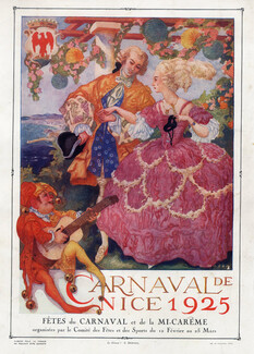 Gustav Adolf Mossa 1925 Carnaval de Nice