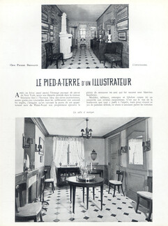 Pierre Brissaud 1939 "Chez lui", Interior Decoration, 3 pages