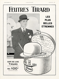 Tirard (Men's Hats) 1932 G. Cazenove, hatbox