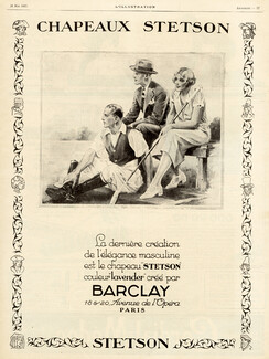 Stetson (Men's Hats) & Barclay 1925 Player Polo