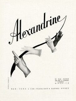 Alexandrine (Gloves) 1947 Maurice Tranchant