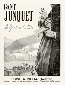 Jonquet (Gloves) 1947 Signed Archat
