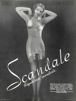 Scandale (Lingerie) 1937 Photo G. Marant