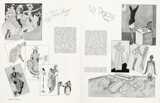 Les Frou-Frous 1896 - Les Dessous 1936, 1936 - Lingerie, Charmis, De Preger, Bondios, Zyg Brunner, 2 pages