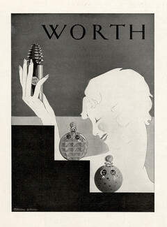 Worth (Perfumes) 1930 Germaine Berard, Dans La Nuit, Vers Le Jour, Sans Adieu