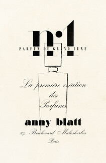 Anny Blatt (Perfumes) 1946 N°1