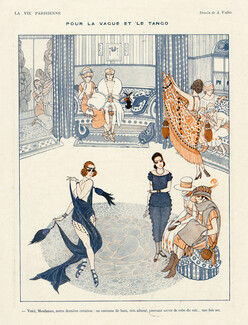 Armand Vallée 1919 "Pour la vague et le tango" Dancers, Fashion Show