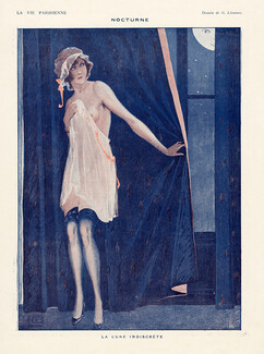 Georges Léonnec 1917 Nocturne, ou La Lune Indiscrète