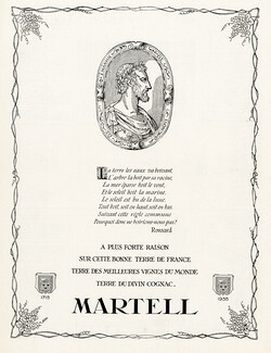 Martell 1938 Ronsard