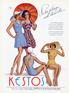 Kestos (Swimwear) 1938 Beachwear