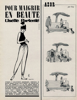 Lisette Parienté 1955 René Gruau, Amaigrissants Clothes