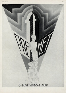 Premet 1929 Evening Gown, 8 Place Vendôme, Art Deco