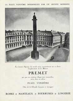 Premet 1923 8 Place Vendôme Paris, Store, Shop