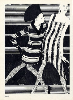 Brunetta 1966 Cardin & Javro Fashion Illustration
