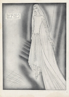 Mirande 1928 Wedding Dress, Madame Enrico Marone