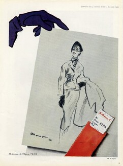 Tissus H. Moreau & Cie 1952 Mourgue