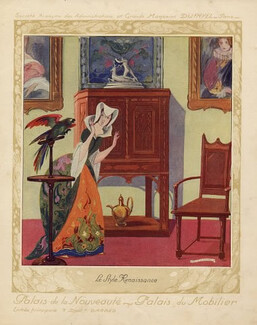 Grands Magasins Dufayel 1923 Furniture ''Le Style Renaissance'', Brunelleschi, Decorative arts