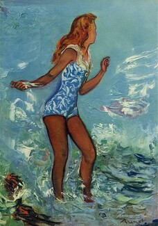 Brénot 1946 Germaine Lecomte, Paquin, Swimwear